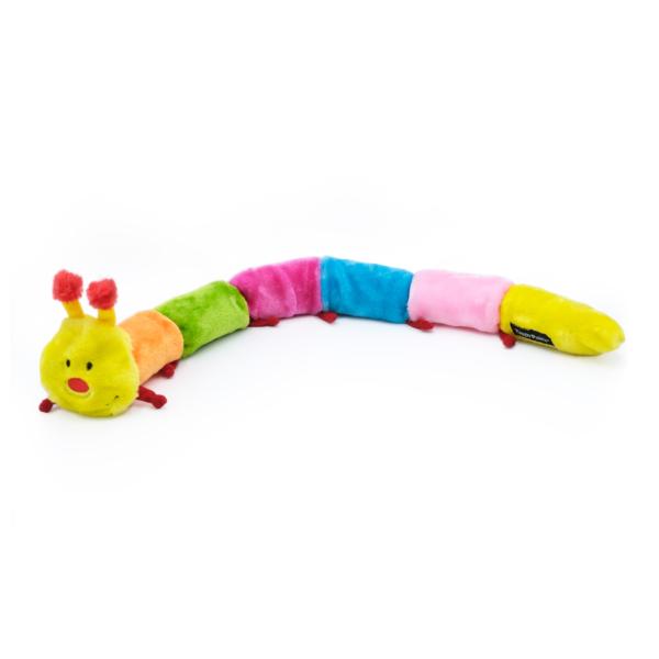 ZippyPaws Caterpillar with 6 Squeakers Dog Toy, Large