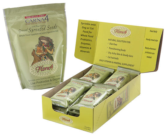 Carna4 Flora4 Ground Sprouted Seeds Dog & Cat Food Topper