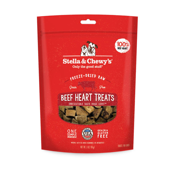 Stella & Chewy's Friandises pour chiens au cœur de bœuf lyophilisé, 3 oz