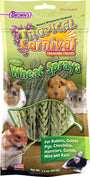 Brown's Tropical Carnival Natural Wheat Sprays Small Animal Treats, 1.5-oz