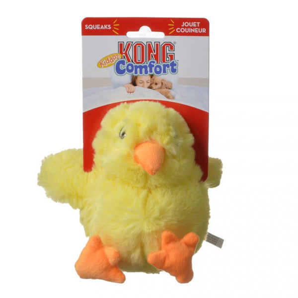 KONG Comfort Kiddos Chick Plush Dog Toy