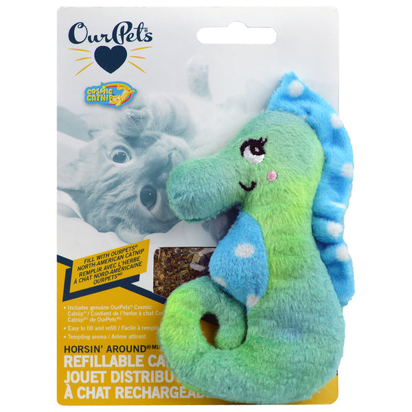 OurPets Jouet pour chat à l'herbe à chat rechargeables Horsin' Around