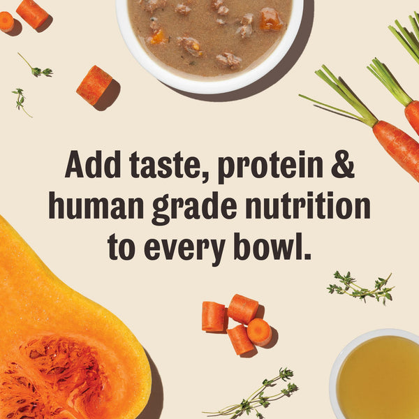 The Honest Kitchen Bone Broth Pour Overs Beef Stew Dog Food Topper