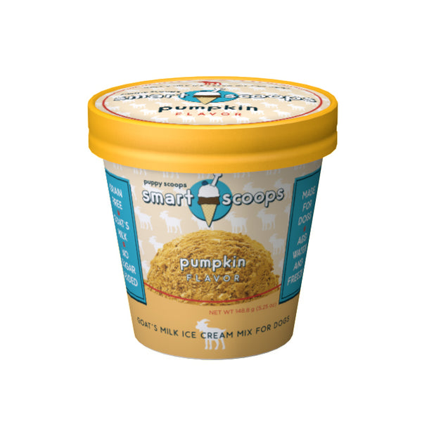 Puppy Cake Smart Scoops Goat's Milk Ice Cream Mix - Pumpkin Dog Treats, 6-oz