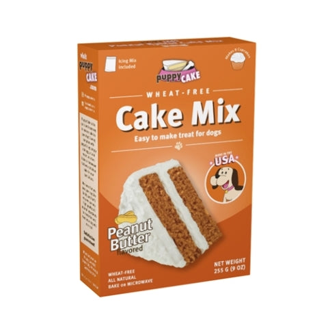 Puppy Cake Mix - Peanut Butter (wheat-free) Dog Treat, 9-oz