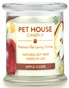 Pet House Year Round Candle, Apple Cider, 9-oz