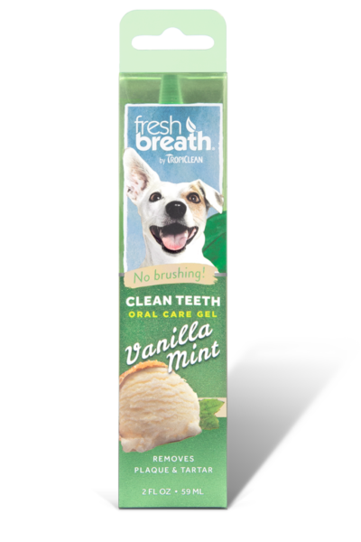 Tropiclean Oral Care Gel With Vanilla Mint Flavoring For Dogs, 2-oz