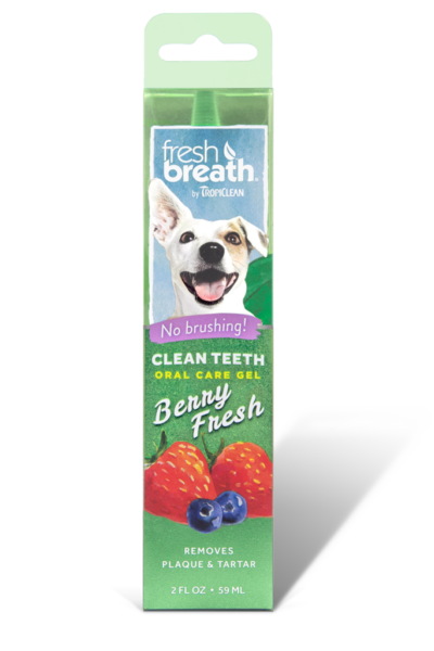Tropiclean Oral Care Gel With Berry Flavoring For Dogs, 2-oz