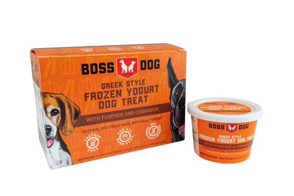 Boss Dog Pumpkin & Cinnamon Frozen Yogurt Dog Treats