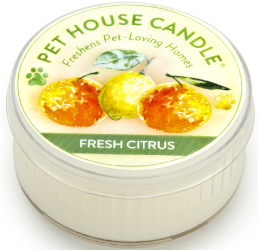 Pet House Year Round Mini Candle, Fresh Citrus, 1.5-oz