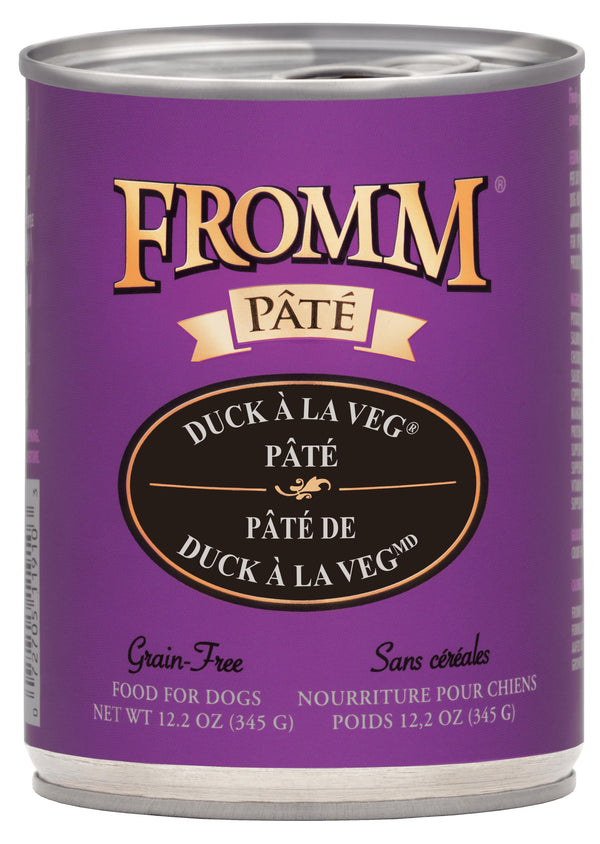 Fromm Duck A La Veg Pate Canned Dog Food