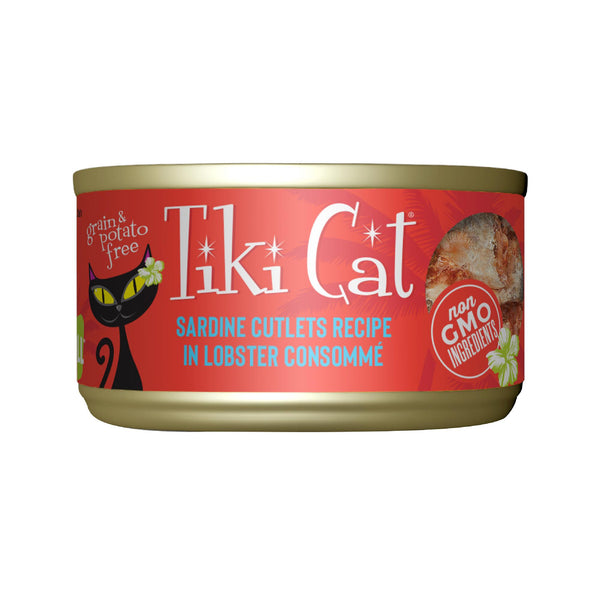 Tiki Cat Grill Bora Bora Sardines Escalopes en Consommé de Homard Nourriture pour Chats en Conserve