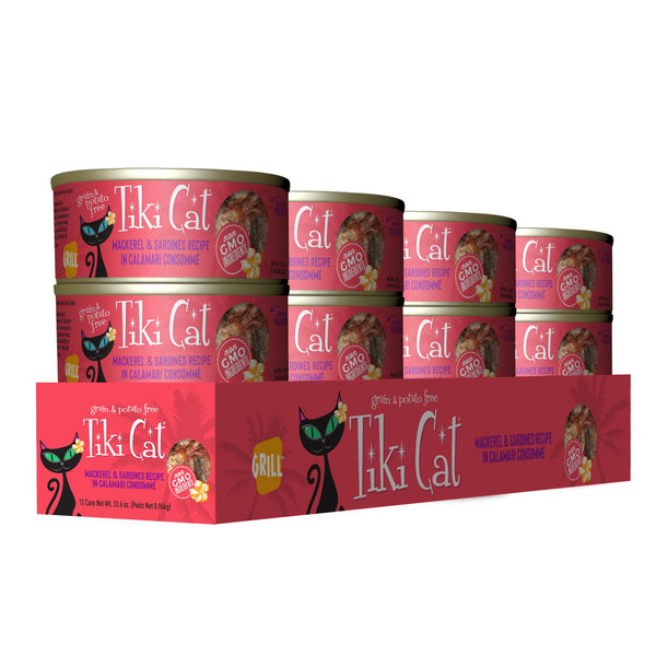 Recette Tiki Cat Grill Maquereau & Sardines en Consommé de Calmars