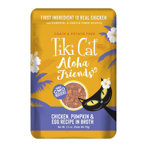 Tiki Cat Aloha Friends Chicken with Pumpkin & Egg Wet Cat Food