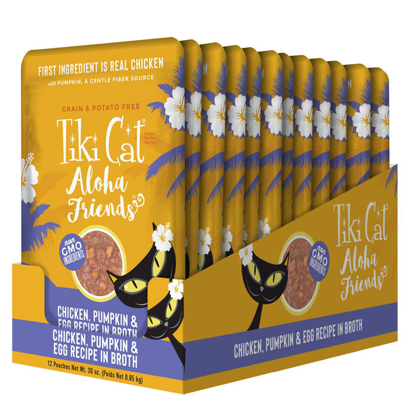 Tiki Cat Aloha Friends Chicken with Pumpkin & Egg Wet Cat Food