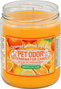 Pet Odor Exterminator Deodorizing Candle Jar, Orange Lemon Splash, 13-oz