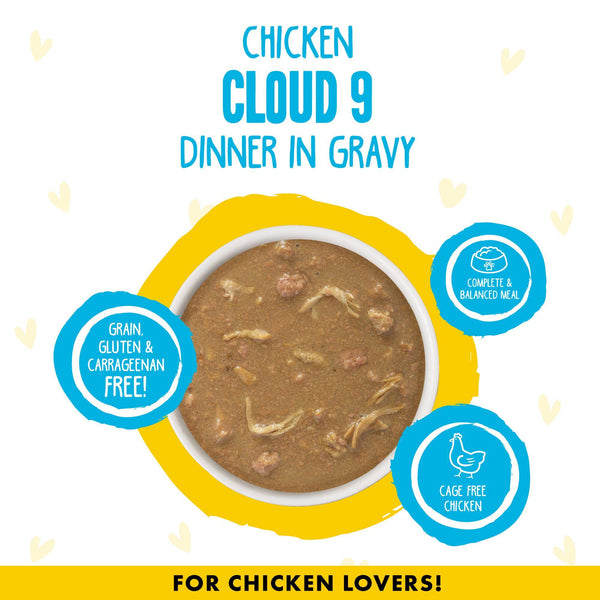 BFF OMG GRAVY Dîner Cloud 9 Poulet en sauce boîte pâtée pour chat