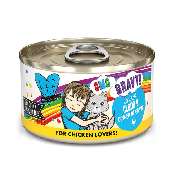 BFF OMG GRAVY Dîner Cloud 9 Poulet en sauce boîte pâtée pour chat