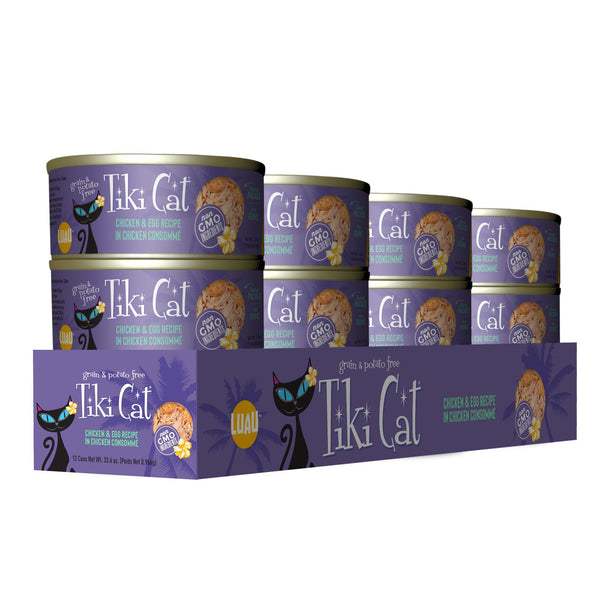 Tiki Cat Koolina Luau poulet & Egg recette in poulet Consomme Nourriture humide pour chats