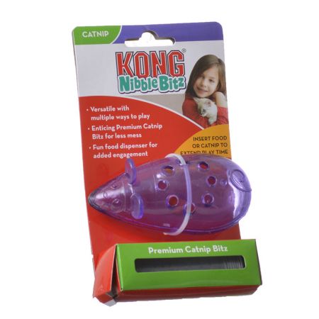 KONG Nibble Bitz Mouse Jouet pour chat