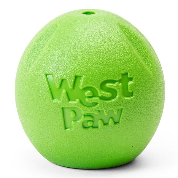 West Paw Rando Ball Dog Toy, Jungle Green