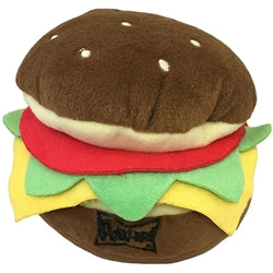 Huxley & Kent Power Plush Hamburger Dog Toy
