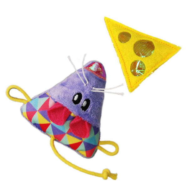 KONG Crackles & Cheez Mouse Cat Toy, 2-pk