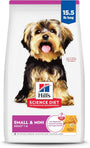 Hill's Science Diet Adult 1-6 Small & Mini Chicken & Brown Rice Dry Dog Food, 15.5-lb