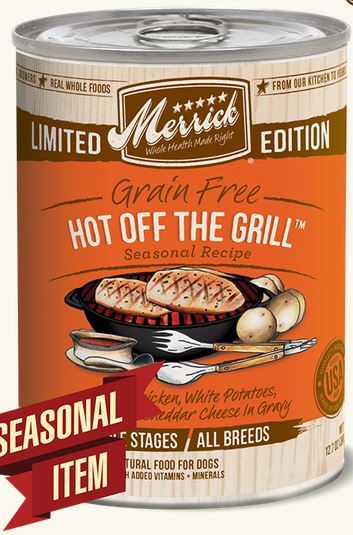 Merrick Limited Edition Grain-Free Hot Off The Grill Canned Dog Food