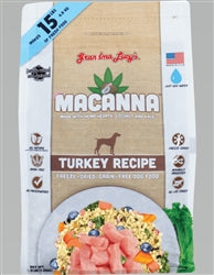 Grandma Lucy's Macanna Grain-Free Turkey Recipe Freeze-Dried Dog Food, 3-lb