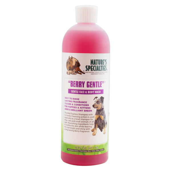 Natures Specialties Berry Gentle Dog & Cat Shampoo, 16-oz