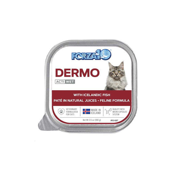 Forza10 Nutraceutic Actiwet Dermo Icelandic Fish Wet Cat Food, 3.5-oz