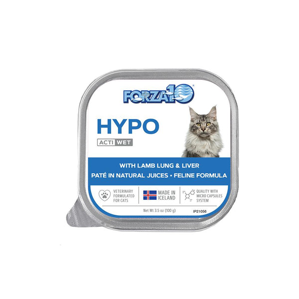 Forza10 Nutraceutic Actiwet Hypo Lamb Lung & Liver Wet Cat Food, 3.5-oz