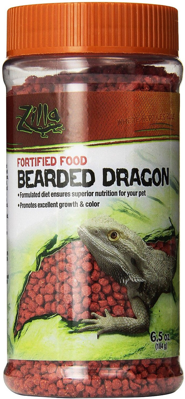 Zilla Bearded Dragon Food, 6.5-oz bottle