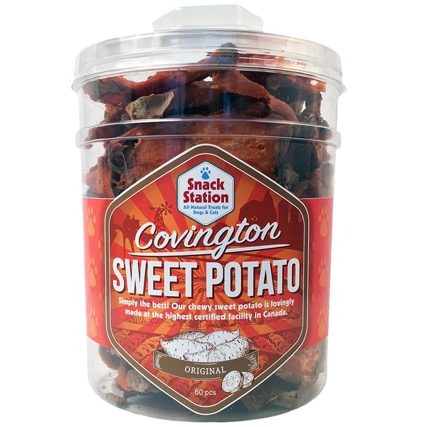 This & That Snack Station Covington Sweet Potato Original Dog Treats, 60-count