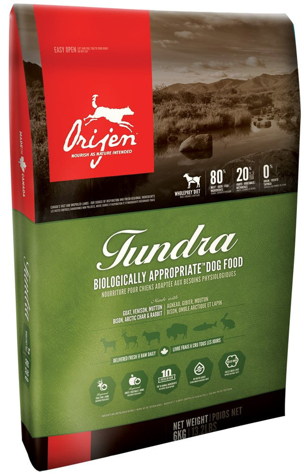 ORIJEN Tundra Goat Venison Bison Dry Dog Food, 13.2-lb