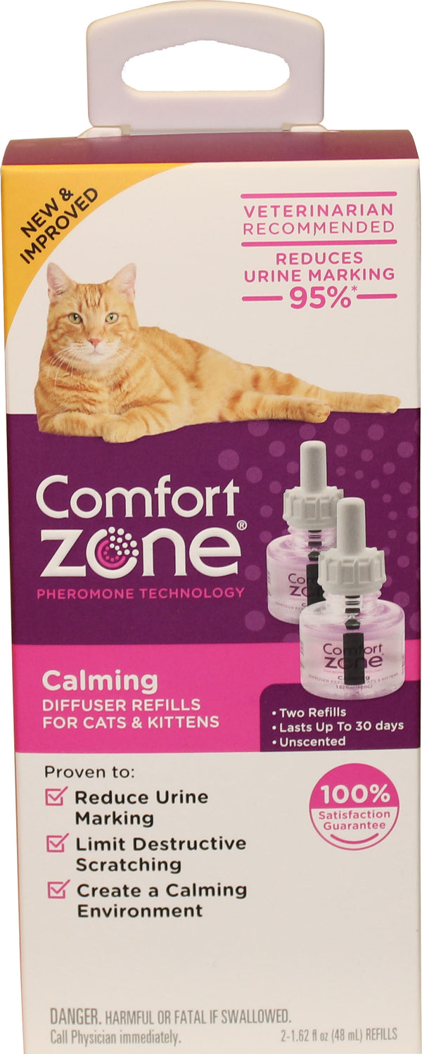 Comfort Zone Calming Diffuser Refills for Cats, 2-pk