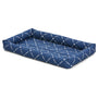 Quiet Time Couture Ashton Bolster Pet Bed, Blue