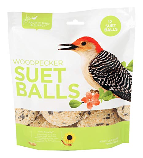 Pacific Bird & Supply Woodpecker Suet Balls Wild Bird Food