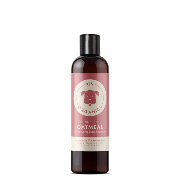 kin+kind Kin Organics Calming Rose Oatmeal Moisturizing Dog Shampoo, 12-oz
