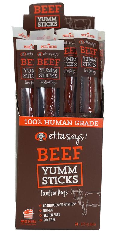 Etta Says! Yumm Sticks Beef Dog Treats