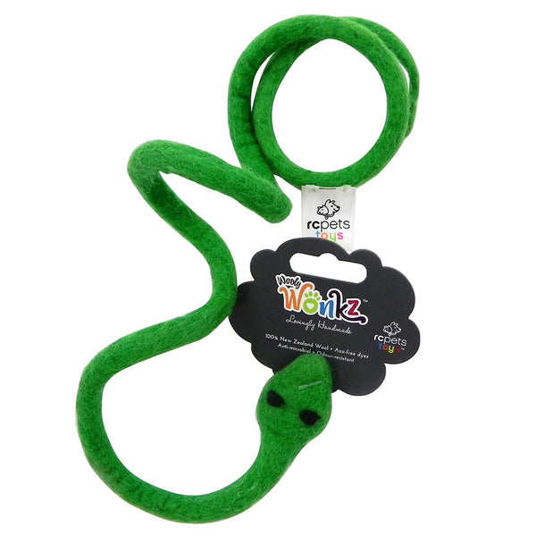 RC Pets Wooly Wonkz Safari Vert Serpent Jouet pour chat