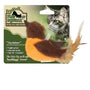 OurPets Play-N-Squeak Real Bird Touchdown Jouet pour chat