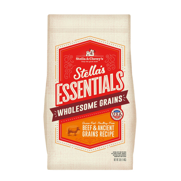 Stella & Chewy's Essentials Wholesome Grains Beef & Ancient Grains Dry Dog Food