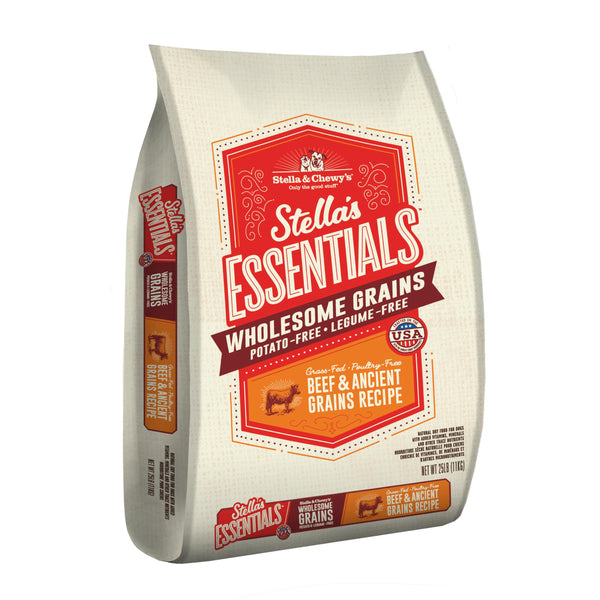 Stella & Chewy's Essentials Wholesome Grains Beef & Ancient Grains Dry Dog Food