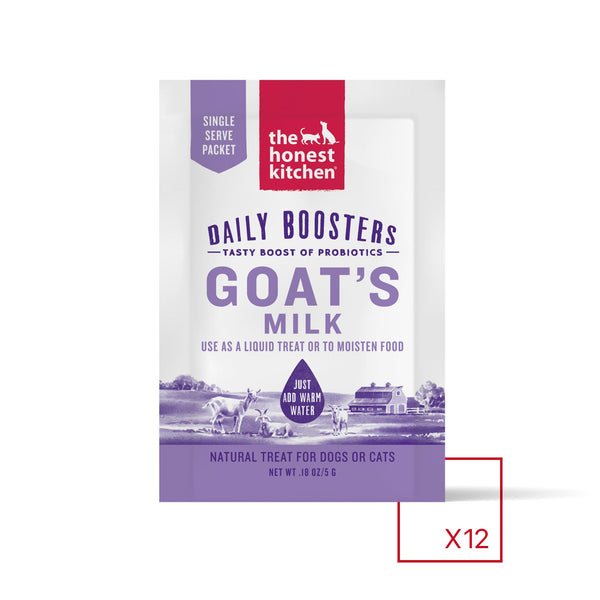 The Honest Kitchen Daily Boosters Instant Goat's Milk with Probiotics for Dogs & Cats
