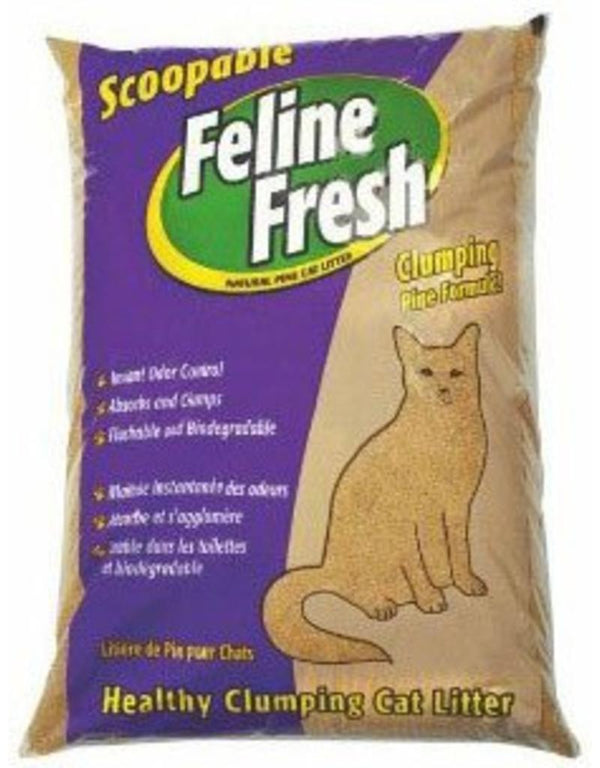 Feline Fresh Litière agglomérante pour chat en pin