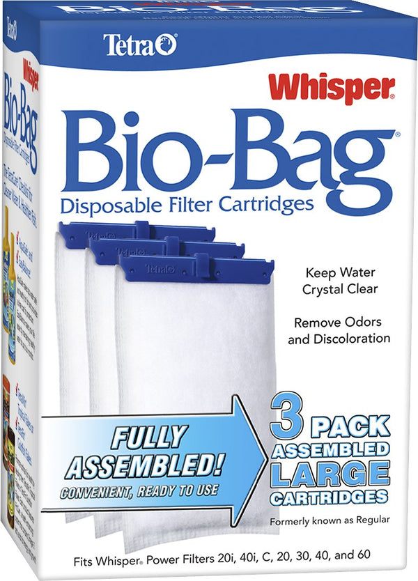 Tetra Whisper Bio-Bag Disposable Filter Cartridges, Large