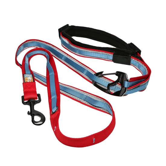 Kurgo Quantum 6-in-1 Dog Leash, Red