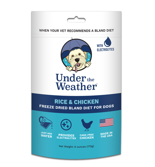 Under The Weather Rice & Chicken Freeze-Dried Dog Food